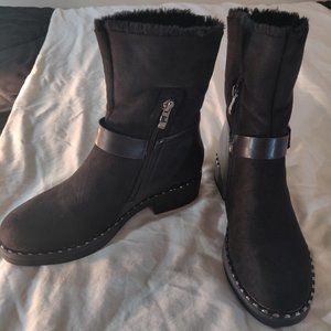 Olivia Miller McGrath Faux-Fur Ankle Boots